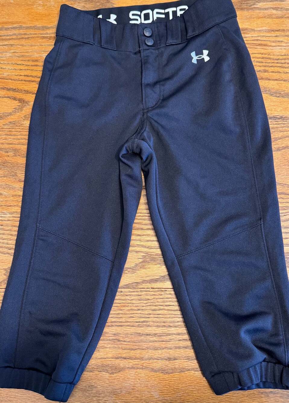 Under Armour Girls' Softball Pants Black Size XS